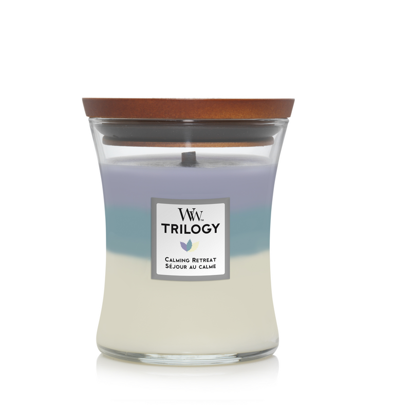 WoodWick doftljus medium - Calming Retreat