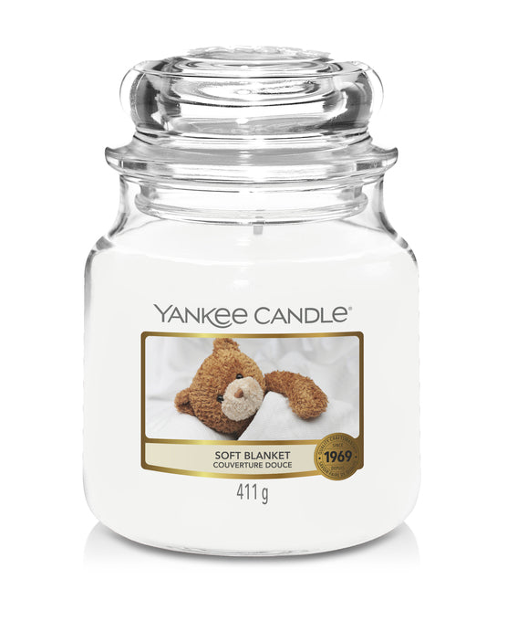 Yankee Candles Doftljus Medium- Soft Blanket - ljusbutiken.se