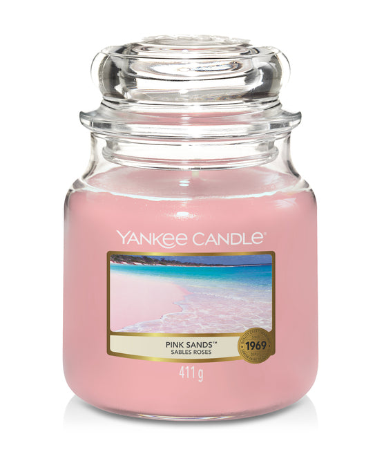 Yankee Candles Doftljus Medium- Pink Sands - ljusbutiken.se