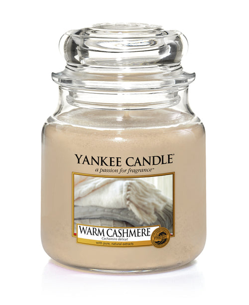 Yankee Candles Doftljus Medium- Warm Cashmere - ljusbutiken.se