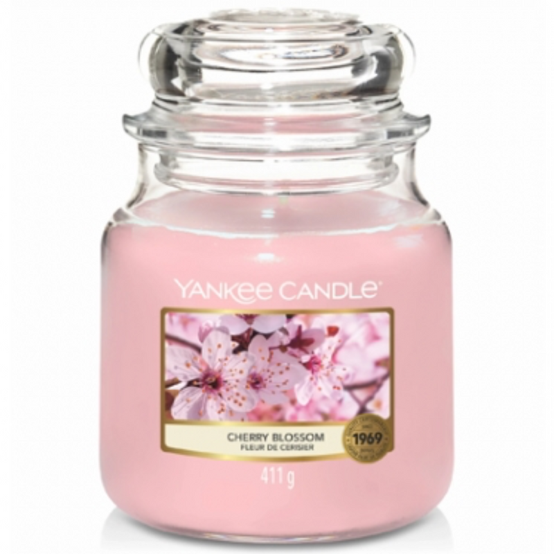 Yankee Candles doftljus medium - Cherry Blossom