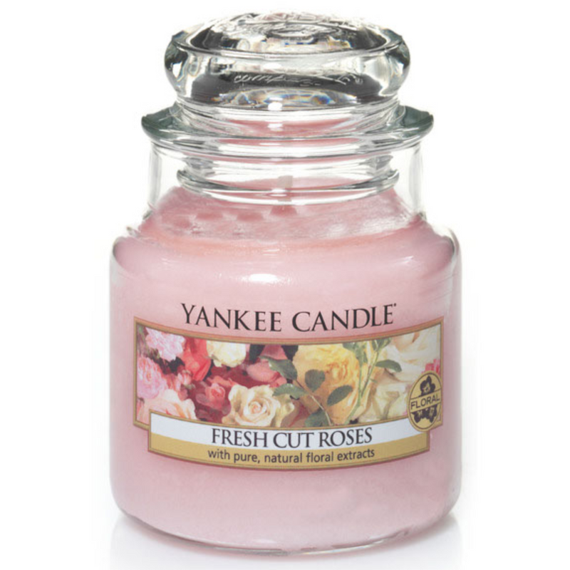 Yankee Candles doftljus liten - Fresh Cut Roses